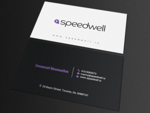 Corporate Speedwell business cards to be handed to investor, bankers etc. Needs to have a young feel | Business Card Design by chandrayaan.creative