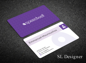 Corporate Speedwell business cards to be handed to investor, bankers etc. Needs to have a young feel | Business Card Design by SL Designer