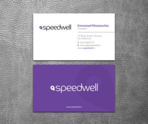 Business Card Design by SS_Designs for Speedwell Technologies  | Design #16544689