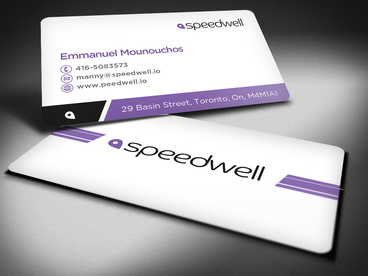 Business Card Design by abdul700 for Speedwell Technologies  | Design #16550020