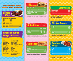 Menu Design by Vishal Vishwakarma 