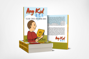 Any kid USA is the name of my childrens book for middle school kids. I'm looking to get a book cover | Book Cover Design by Estratosphera