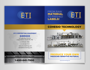 Canadian printing equipment Manufacturer needs a brochure design | Brochure Design by SAI DESIGNS