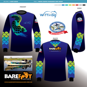 Fishing charter tournament shirt design | T-shirt Design by DAVIDEZIGN