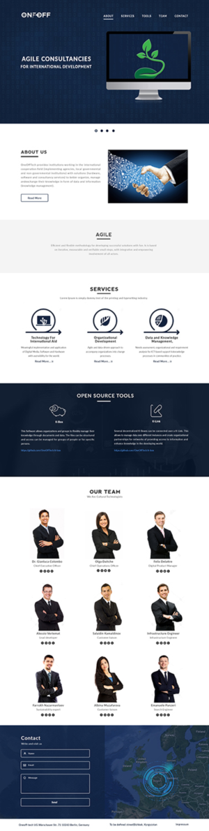 Beautify our company's one pager website | Web Design by bdesigner9