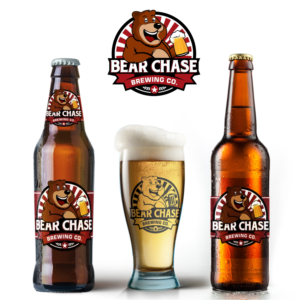 Logo-Design von naldz für Bear Chase Manor & Bear Chase Brewing Co. | Design #16654746