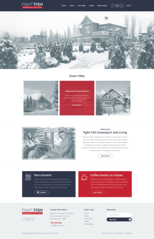 FIGHT.FISH snowsport and living | Web-Design von RupalTechno