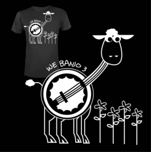 It's NOT Shaun The Sheep - It's Shamus The Sheep!! | T-shirt Design by 75-R-P-Z