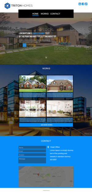 Web-Design von designgreen für Triton Homes Ltd | Design: #16645153