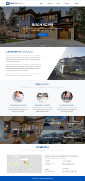 Web-Design von pb für Triton Homes Ltd | Design: #16642429