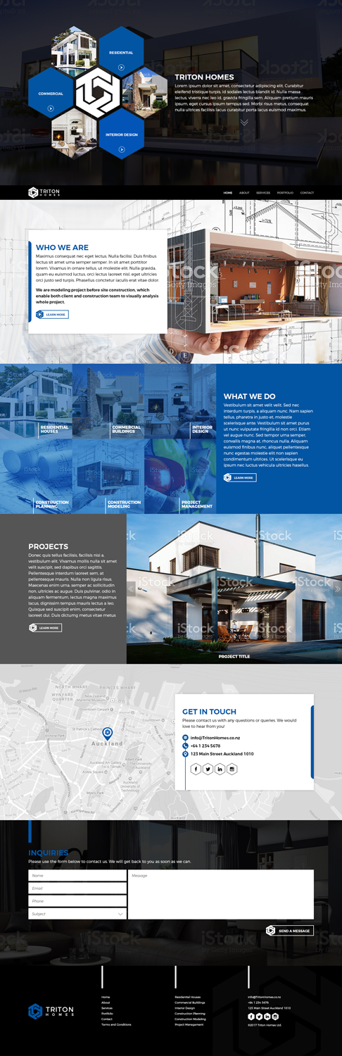 Web-Design von MIND für Triton Homes Ltd | Design #16666734