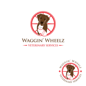 Waggin’ Wheelz Veterinary Services  | Logo-Design von belovedboss