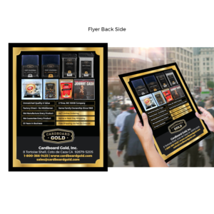 Company Info/Intro Flyer 2017 - Cardboard Gold, Inc. | Flyer Design by creative.SB