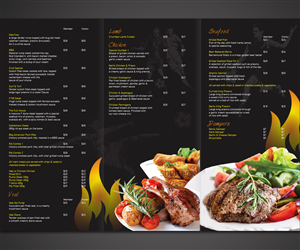 lunch and dinne(al a carte) menus | Menü-Design von Monsterish