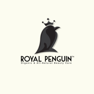 Royal Penguin  |  Organic & All-Natural Beauty Care | Logo Design by Dennis Jackson Design