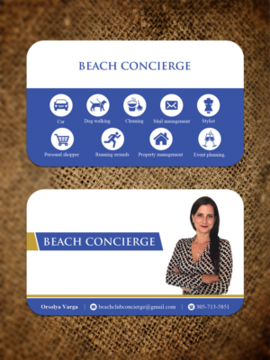 Business Card Design for Concierge business  | Business Card Design by Sandaruwan