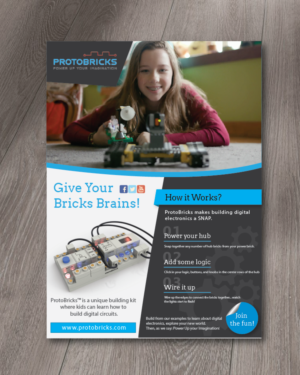 Postcard design for electronic tech toy at Chicago Toy Fair | Postkarten-Design von alex989