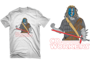 T-Shirt Design for Co-Worker | T-shirt Design by cithuwill