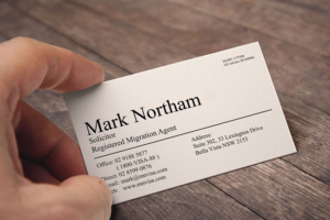 MN Solicitor Business Card | Business Card Design by moasis