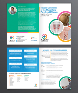 Surgical Conditions of the thyroid and parathyroid glands - a flyer for GPs | Flyer Design by sun_design