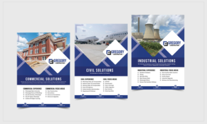 3 Flyer Project: Industrial, Civil, and Commercial | Flyer Design by bdesigner9