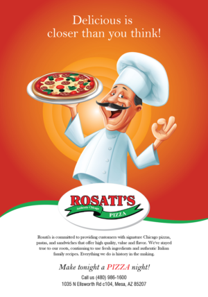 New advertising for friendly local pizza restaurant  | Flyer-Design von D Creative