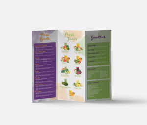 Menu Design by mrmrnjr for this project | Design: #16874454