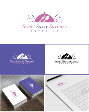 Sweet Sassy Savoury catering cie or company | Logo Design by MoonFeather