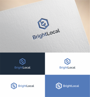 (icon) BrightLocal | Logo Design by MKR