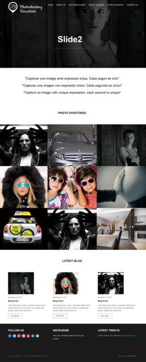 Website for a photo studio (re-make) > more graphic & intuitive | Web-Design von CharaFathimalil