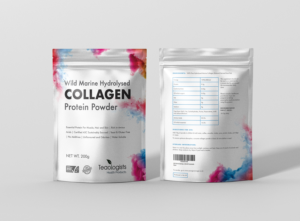 Pack Design for High Quality Marine Collagen Powder | Packaging Design by Belove