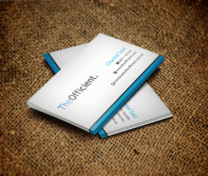 The Officient (A new and exciting small Business support solution) Business Cards | Visitenkarten-Design von IGlowCreationz