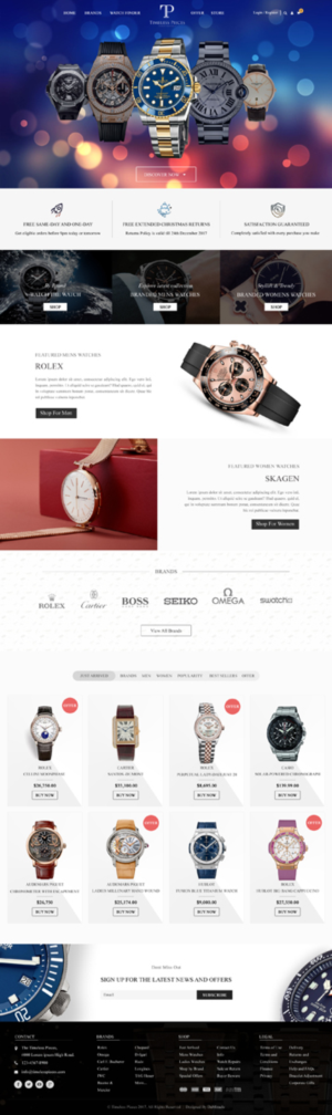 Timeless Pieces | Web-Design von Da Miracle