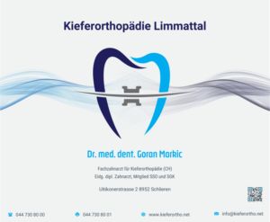 Grafik-Design von BJY für Kieferorthopädie Limmattal GmbH | Design #17410423