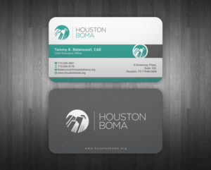 New Business Card Design for Houston-based Office Building Association | Business Card Design by WebixBD