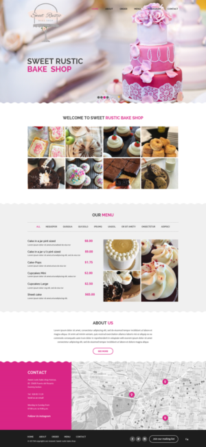 WordPress-Design von pb für Sweet Rustic Bake Shop | Design: #16974226