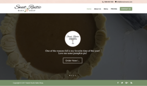 WordPress-Design von CharaFathimalil für Sweet Rustic Bake Shop | Design: #16987541