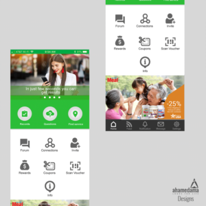 App Design by ahamedama Inc for this project | Design: #17014718