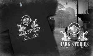 Dark Stories Shirt Designs | T-Shirt-Design von Light Hand Design