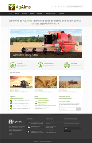 Agricultural Consulting Website | Web Design by OM