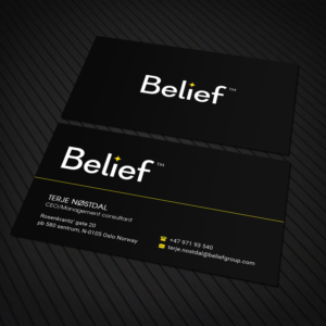 Business card design for  strategy and management consulting company | Business Card Design by Sandaruwan