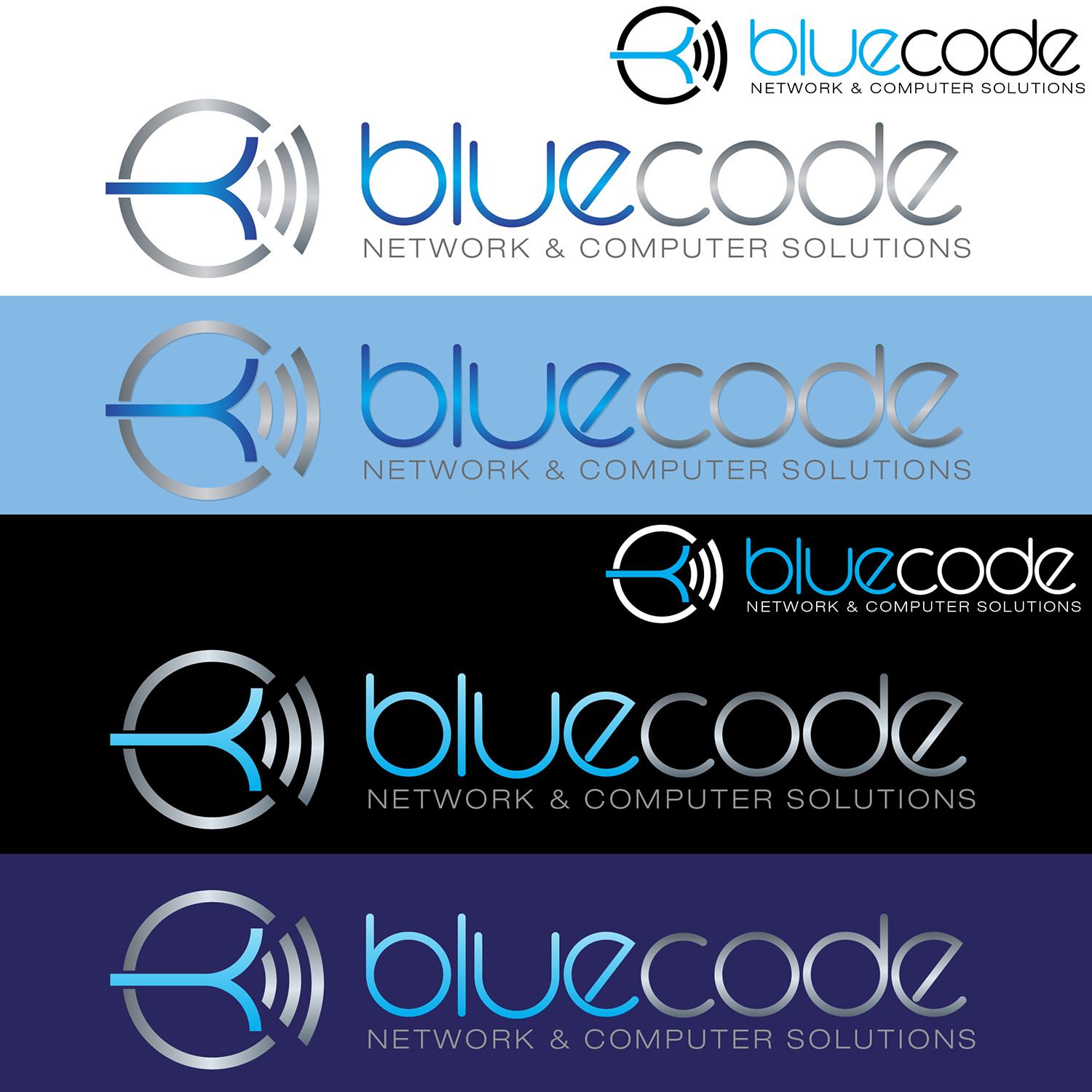 Logo Design by  geomateo for Blue Code | Design #17169059