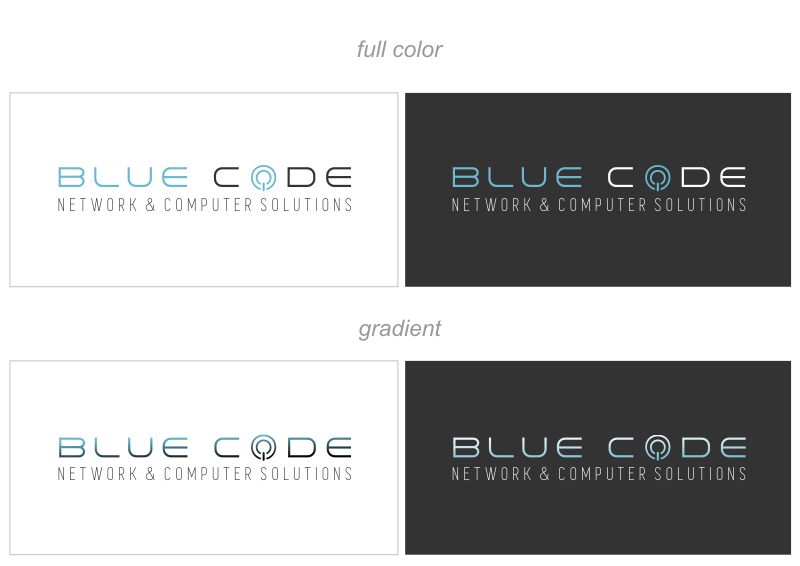 Logo Design by Amduat Design for Blue Code | Design #17169113