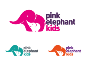 Pink Elephant Kids | Logo-Design von Channel Studio