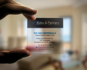 Business Card Design by chandrayaan.creative for Evlos & Partners Ltd. | Design #17123775