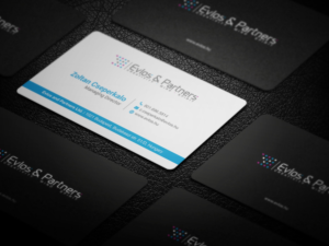 Business Card Design by mdreyad for Evlos & Partners Ltd. | Design #17139424