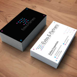 Business Card Design by oomardesigns for Evlos & Partners Ltd. | Design #17123662