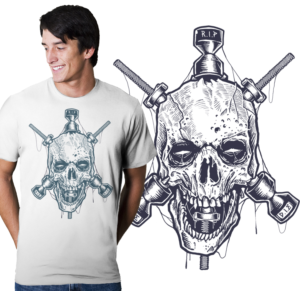 pipefitter | T-shirt Design by krizvector