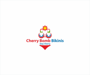 Cherry Bomb Bikinis. Stay Cherry. | Logo Design by Logocraft