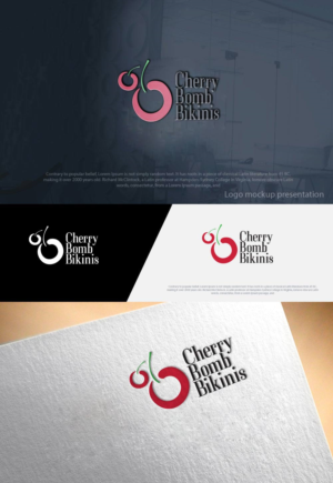 Cherry Bomb Bikinis. Stay Cherry. | Logo Design by zebronicgraphic